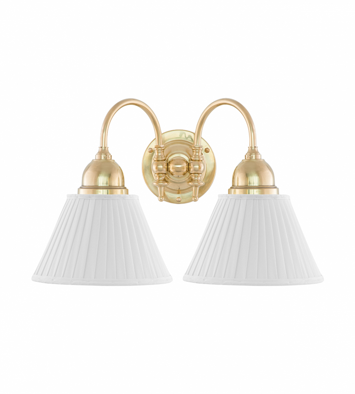 Karlskrona Lampfabrik Stackelberg Vägglampa Mässing