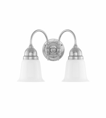 Karlskrona Lampfabrik Stackelberg Badrumslampa Förnicklad IP21