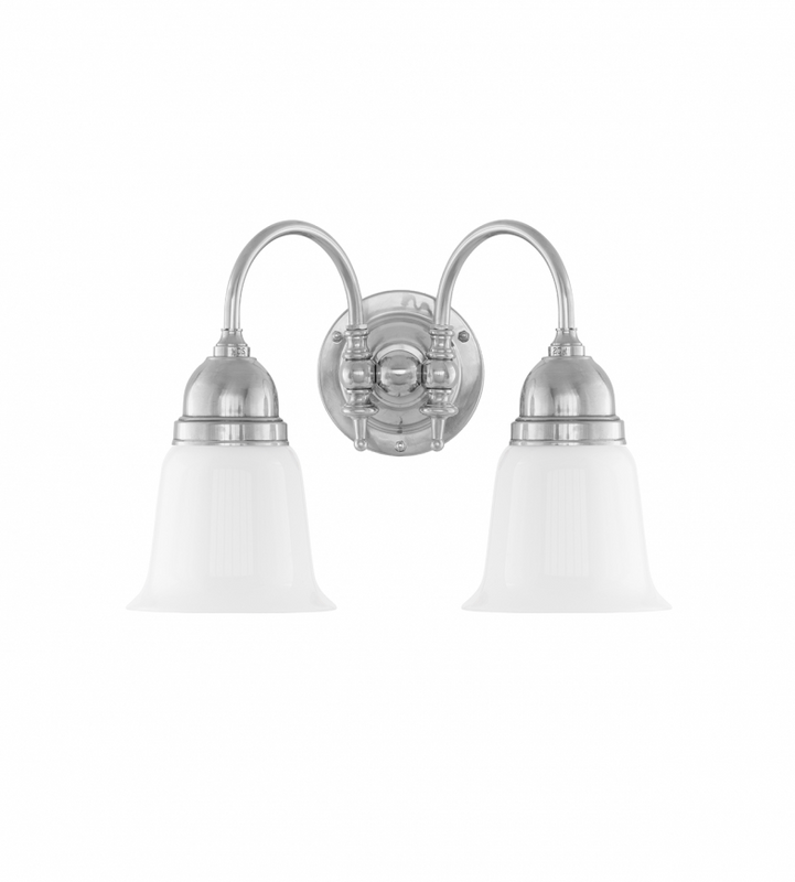 Karlskrona Lampfabrik Stackelberg Vägglampa Förnicklad Fast Montage