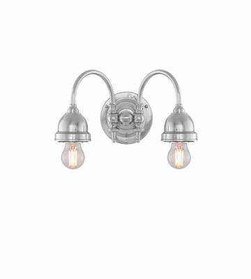 Karlskrona Lampfabrik Stackelberg Badrumslampa Förnicklad IP21