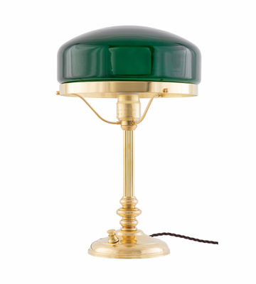 Karlskrona Lampfabrik Karlfeldt Bordslampa Mässing 39 cm