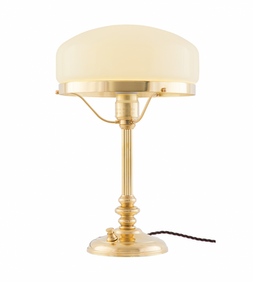 Karlskrona Lampfabrik Karlfeldt Bordslampa Mässing 39 cm