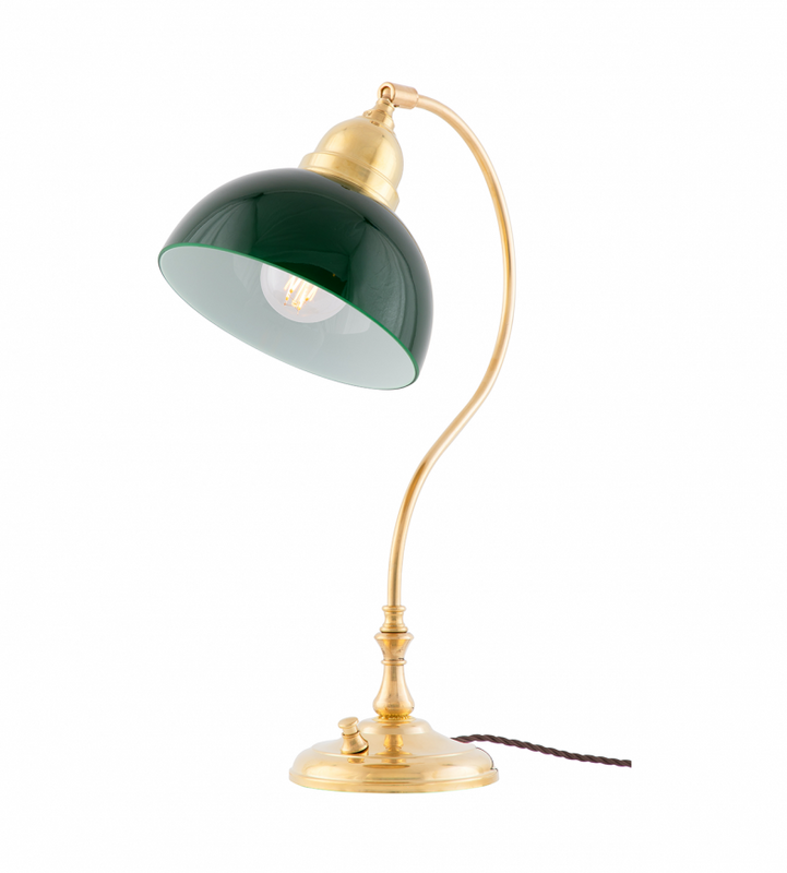 Karlskrona Lampfabrik Lagerlöf Bordslampa Mässing 45 cm