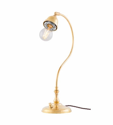 Karlskrona Lampfabrik Lagerlöf Bordslampa Mässing 45 cm