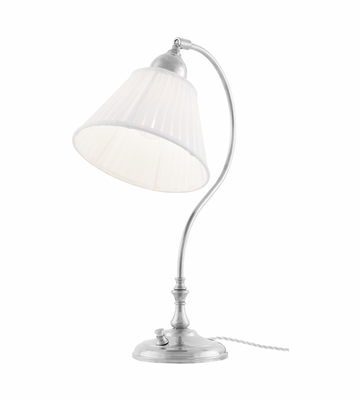 Karlskrona Lampfabrik Lagerlöf Bordslampa Förnicklad 45 cm