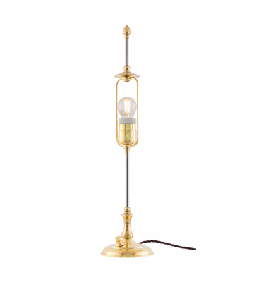 Karlskrona Lampfabrik Kellgren Bordslampa Mässing 52 cm