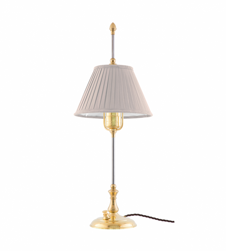 Karlskrona Lampfabrik Kellgren Bordslampa Mässing 52 cm