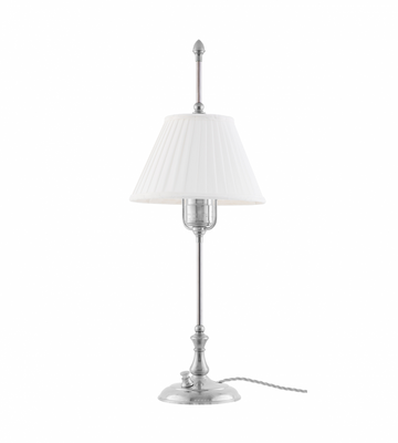 Karlskrona Lampfabrik Kellgren Bordslampa Förnicklad 52 cm