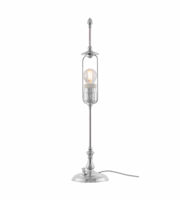 Karlskrona Lampfabrik Kellgren Bordslampa Förnicklad 52 cm