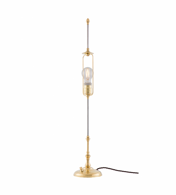 Karlskrona Lampfabrik Stiernstedt Bordslampa Mässing 74 cm