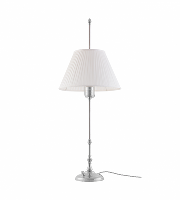 Karlskrona Lampfabrik Stiernstedt Bordslampa Förnicklad 74 cm