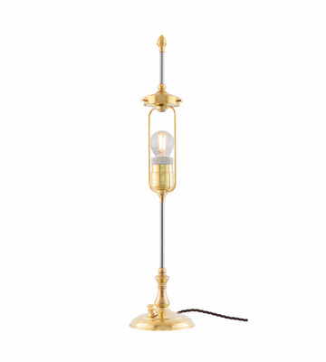 Karlskrona Lampfabrik Swedenborg Bordslampa Mässing 54 cm