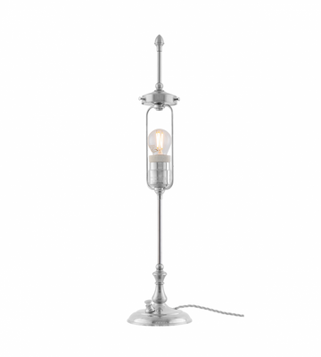 Karlskrona Lampfabrik Swedenborg Bordslampa Förnicklad 54 cm