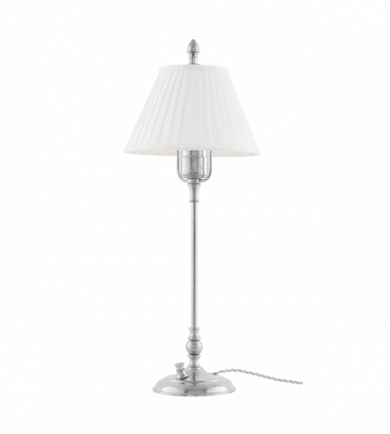 Karlskrona Lampfabrik Ankarcrona Bordslampa Förnicklad 51 cm