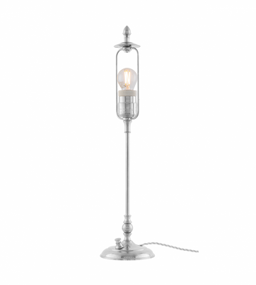 Karlskrona Lampfabrik Ankarcrona Bordslampa Förnicklad 51 cm