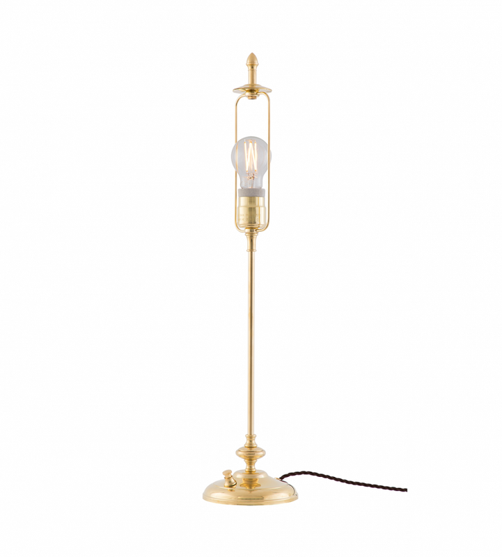 Karlskrona Lampfabrik Moberg Bordslampa Mässing 66 cm