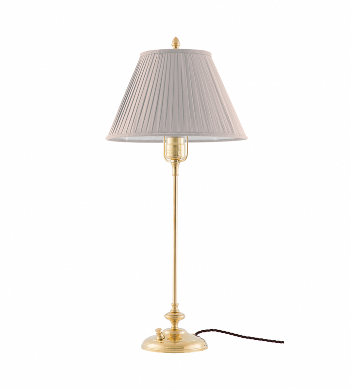 Karlskrona Lampfabrik Moberg Bordslampa Mässing 66 cm