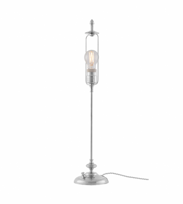 Karlskrona Lampfabrik Moberg Bordslampa Förnicklad 66 cm