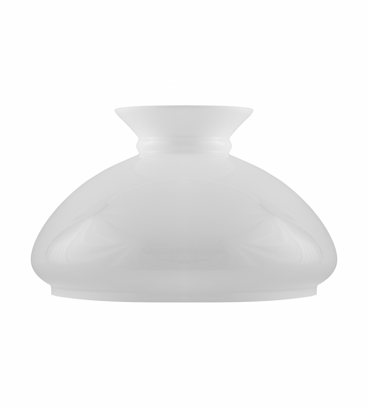 Karlskrona Lampfabrik Vestaskärm 280 Vitt överfångsglas