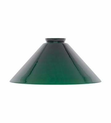 Karlskrona Lampfabrik Hög Skomakarskärm 60/250 Grönt överfångsglas