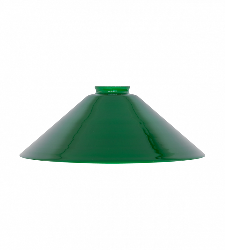 Karlskrona Lampfabrik Skomakarskärm 60/300 Grönt överfångsglas