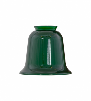 Karlskrona Lampfabrik Klockskärm 60/130 Grönt överfångsglas