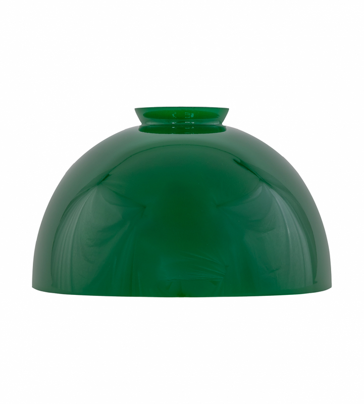 Karlskrona Lampfabrik Kupolskärm 60/170 Grönt överfångsglas