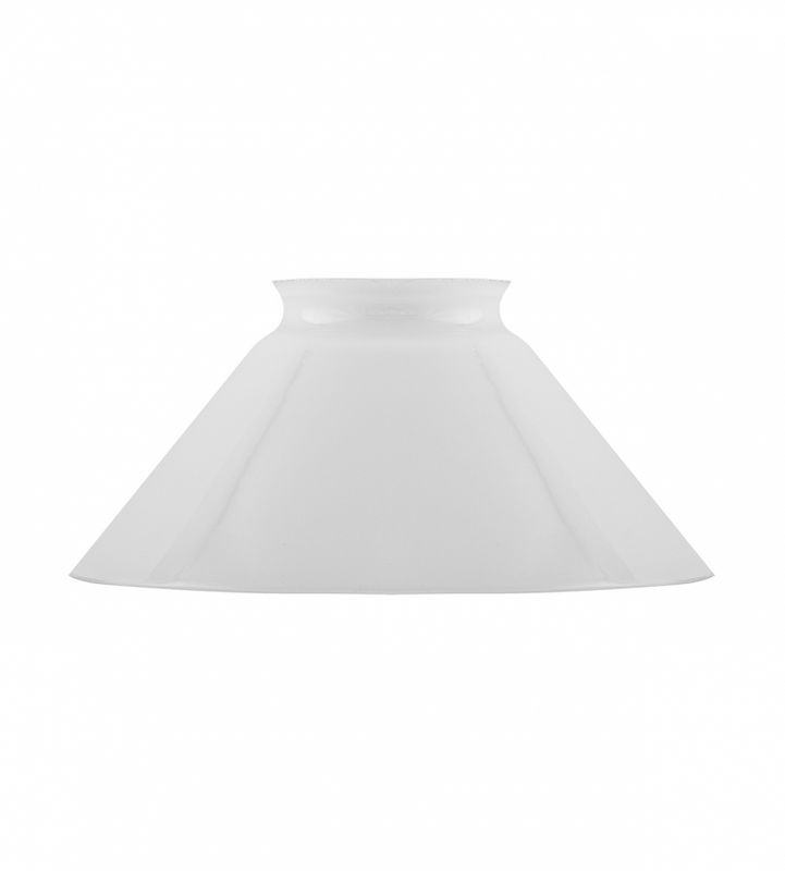 Karlskrona Lampfabrik Skomakarskärm 60/150 Vitt överfångsglas
