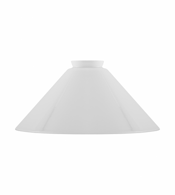 Karlskrona Lampfabrik Hög Skomakarskärm 60/250 Vitt överfångsglas