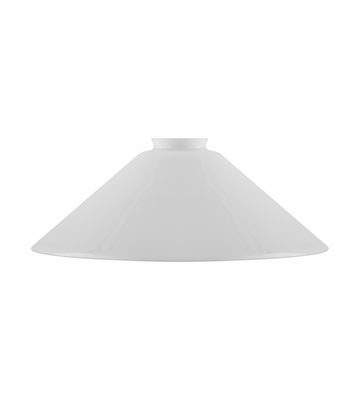 Karlskrona Lampfabrik Skomakarskärm 60/300 Vitt överfångsglas
