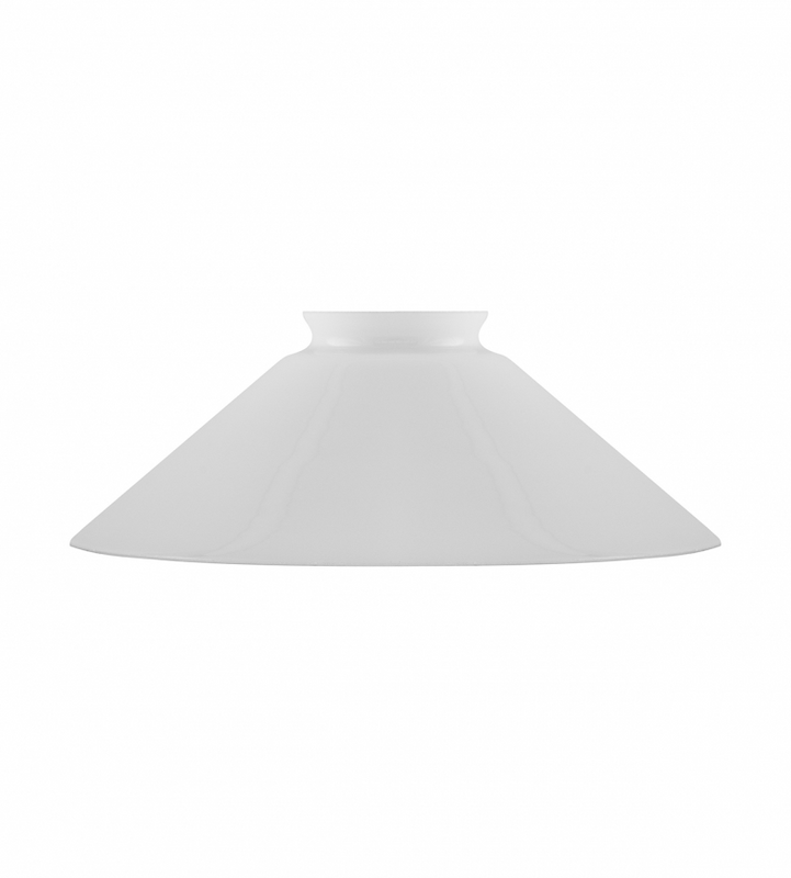 Karlskrona Lampfabrik Skomakarskärm 60/200 Vitt överfångsglas