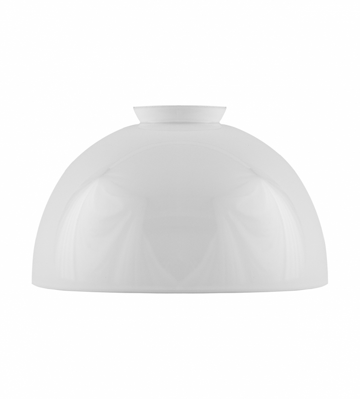 Karlskrona Lampfabrik Kupolskärm 60/170 Vitt överfångsglas