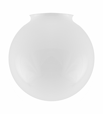 Karlskrona Lampfabrik Klotskärm 80/150 Vitt överfångsglas