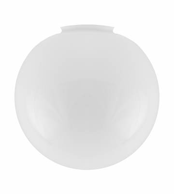 Karlskrona Lampfabrik Klotskärm 100/250 Vitt överfångsglas
