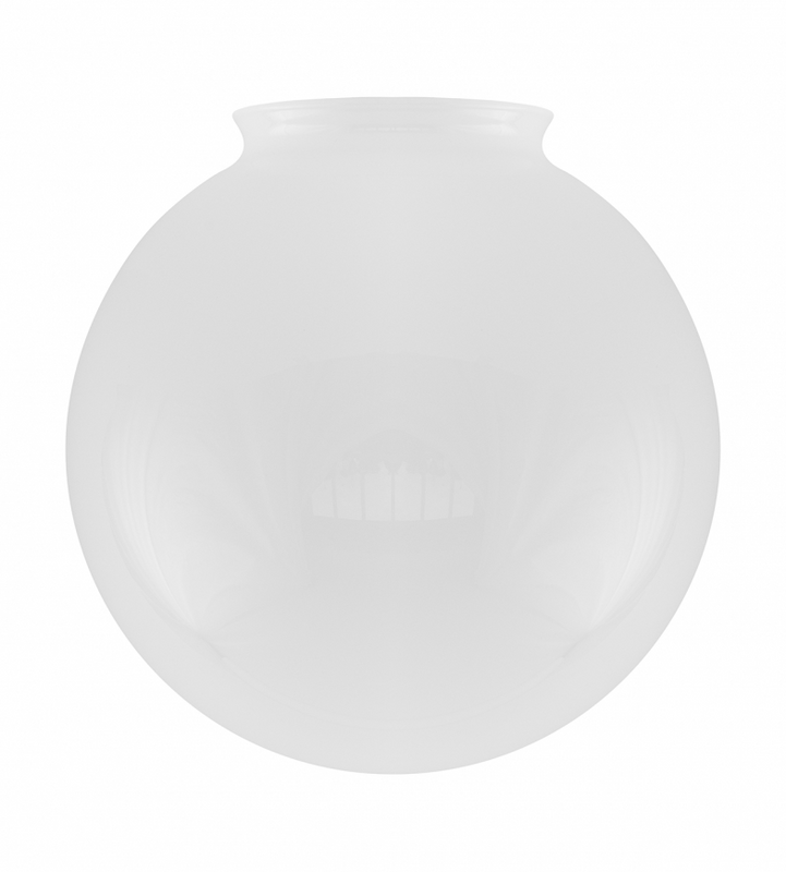 Karlskrona Lampfabrik Klotskärm 100/200 Vitt överfångsglas