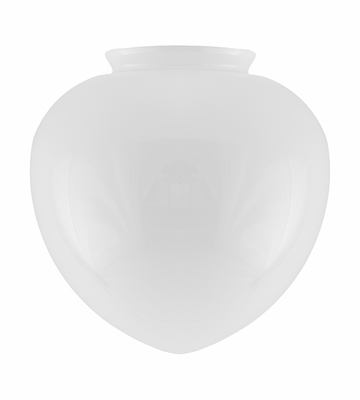 Karlskrona Lampfabrik Droppskärm 100/190 Vitt överfångsglas
