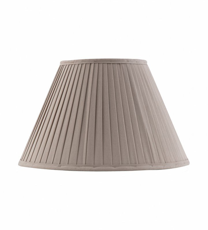 Karlskrona Lampfabrik Textilskärm 300 Beige bomullstyg