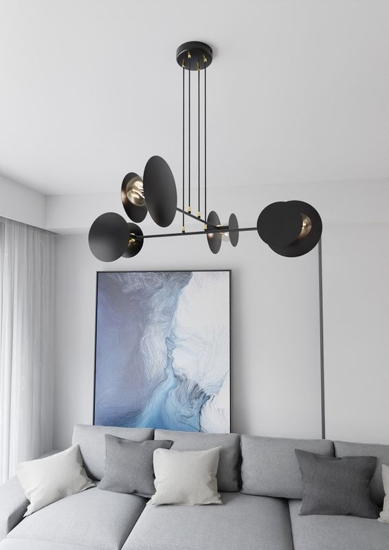 Emibig Lighting Taklampa IDEA 4 SVART