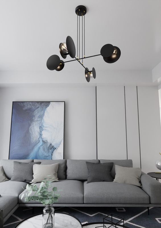Emibig Lighting Taklampa IDEA 4 SVART