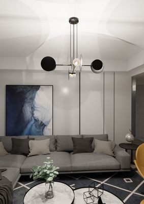 Emibig Lighting Taklampa IDEA 4 SVART