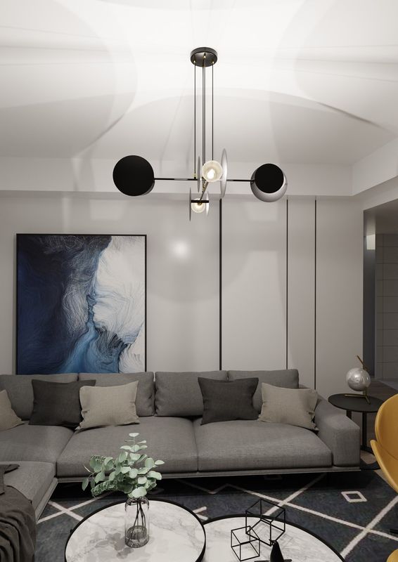 Emibig Lighting Taklampa IDEA 4 SVART