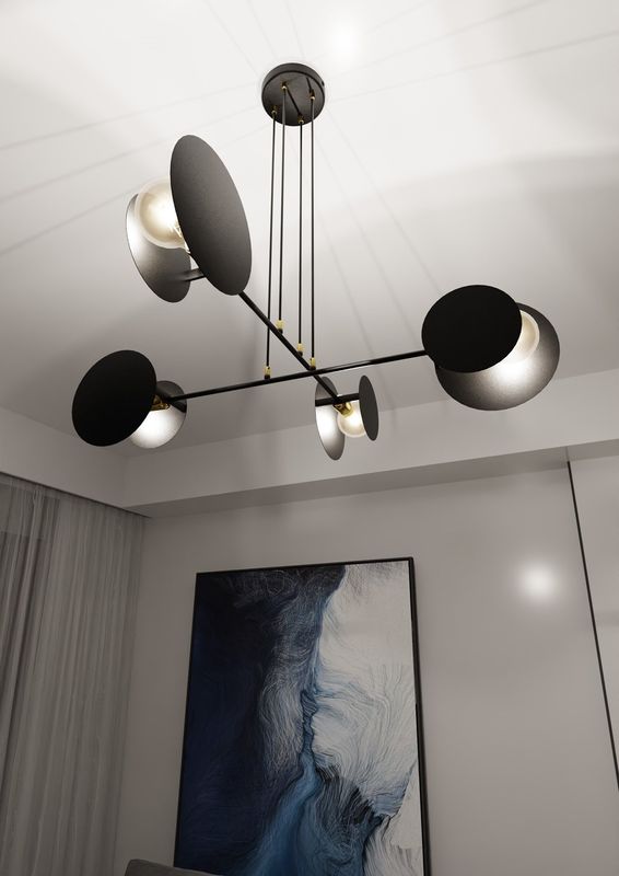 Emibig Lighting Taklampa IDEA 4 SVART
