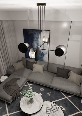 Emibig Lighting Taklampa IDEA 4 SVART