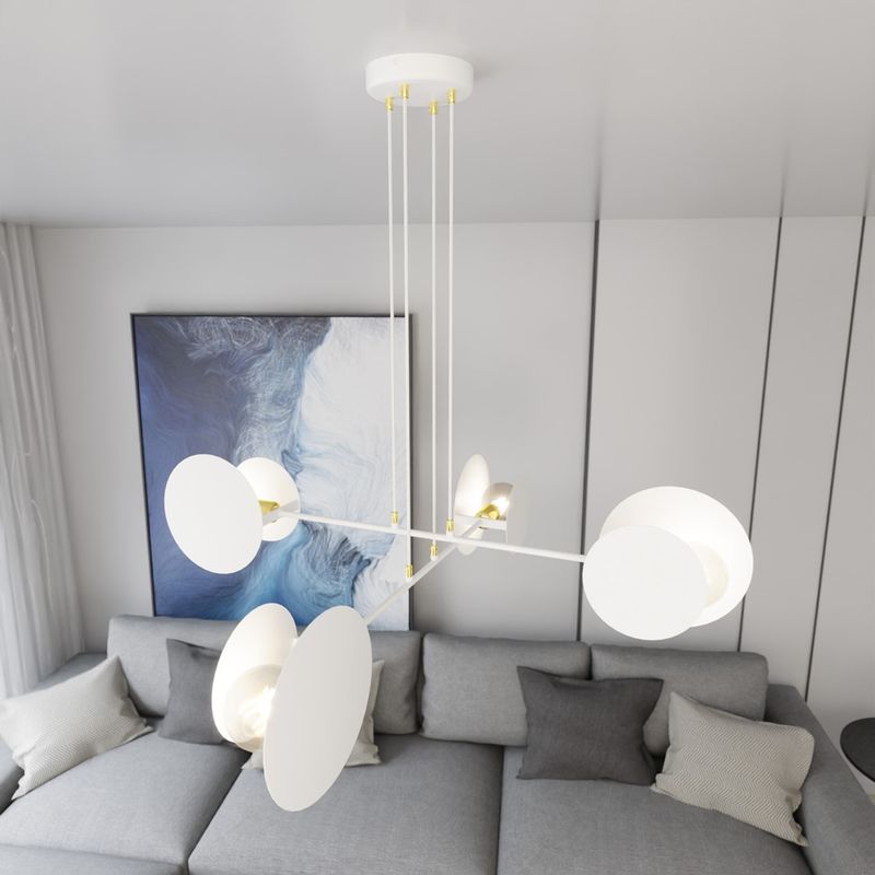 Emibig Lighting Taklampa IDEA 4 VIT