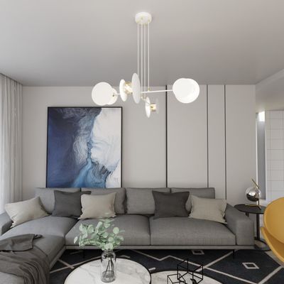 Emibig Lighting Taklampa IDEA 4 VIT