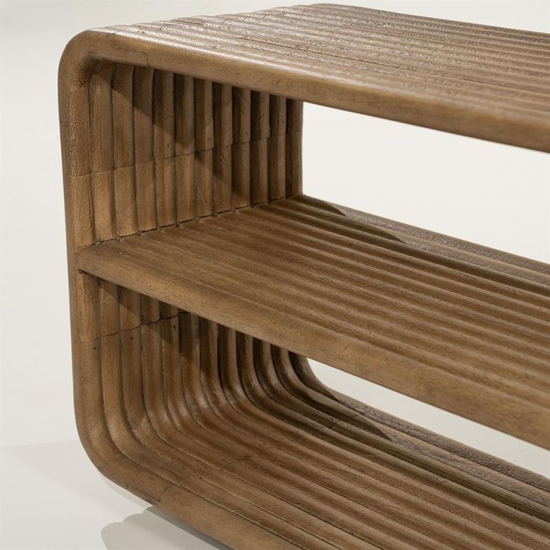 By Boo TV-bänk Rigato Brun