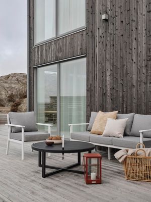 Brafab Samvaro High 3-seater Soffa Vit/Pearl Grey