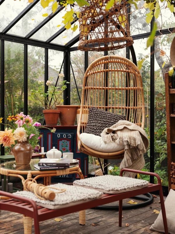 Brafab Vallda hanging swing Natur colored/Vit