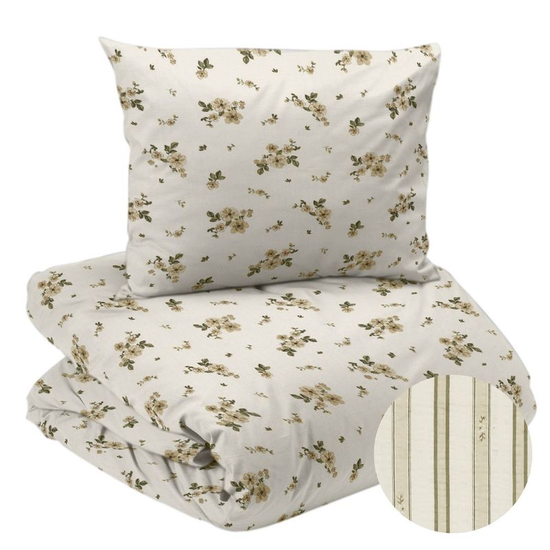 Redlunds Stina Bäddset Beige 150x210 50x60 cm