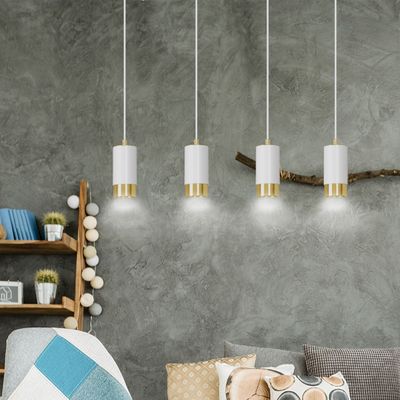 Emibig Lighting Taklampa FUMIKO 4 VIT/GULD